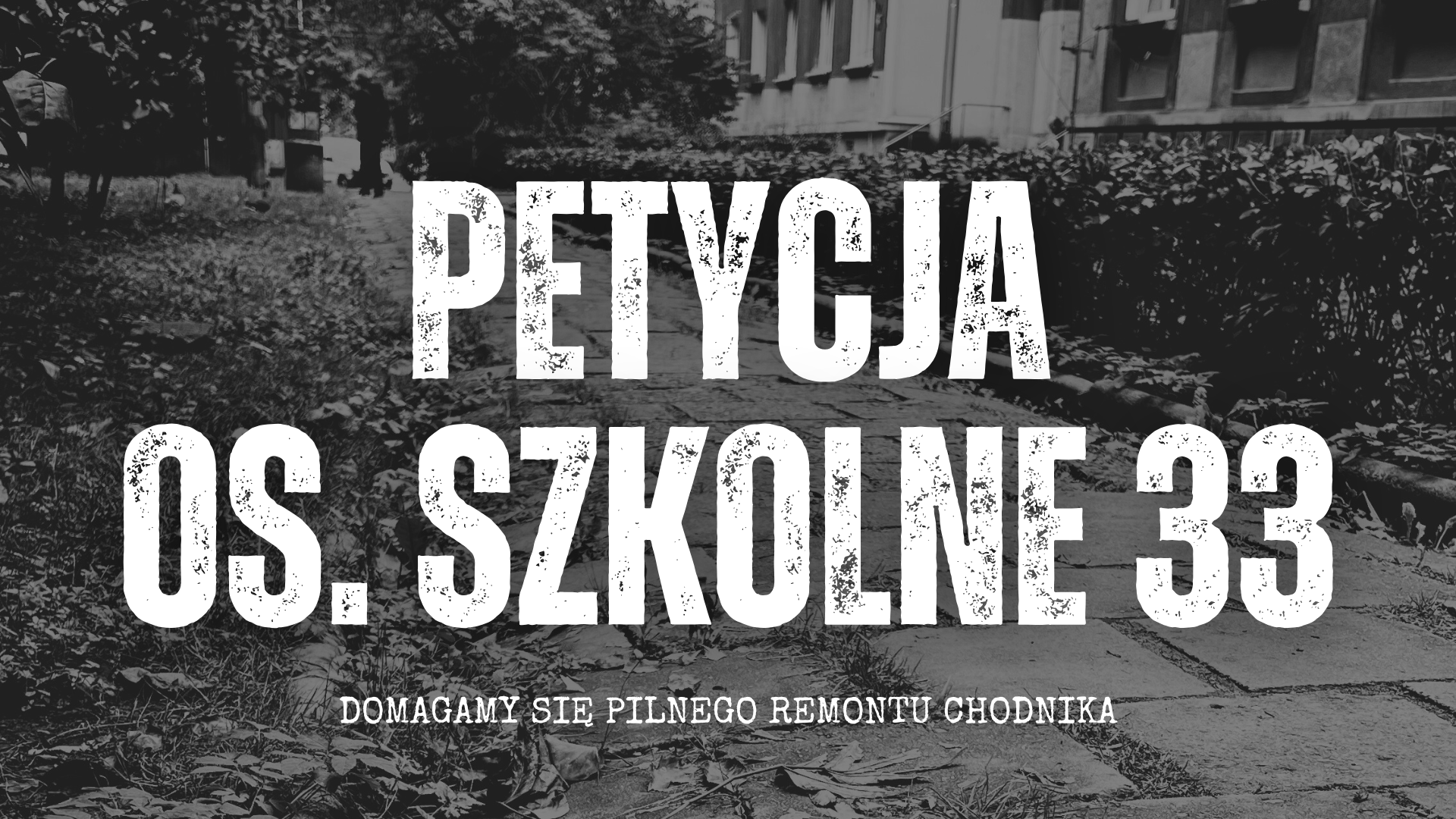 Petycja o remont chodnika w Nowej Hucie: Dlaczego musimy walczyć o swoje?