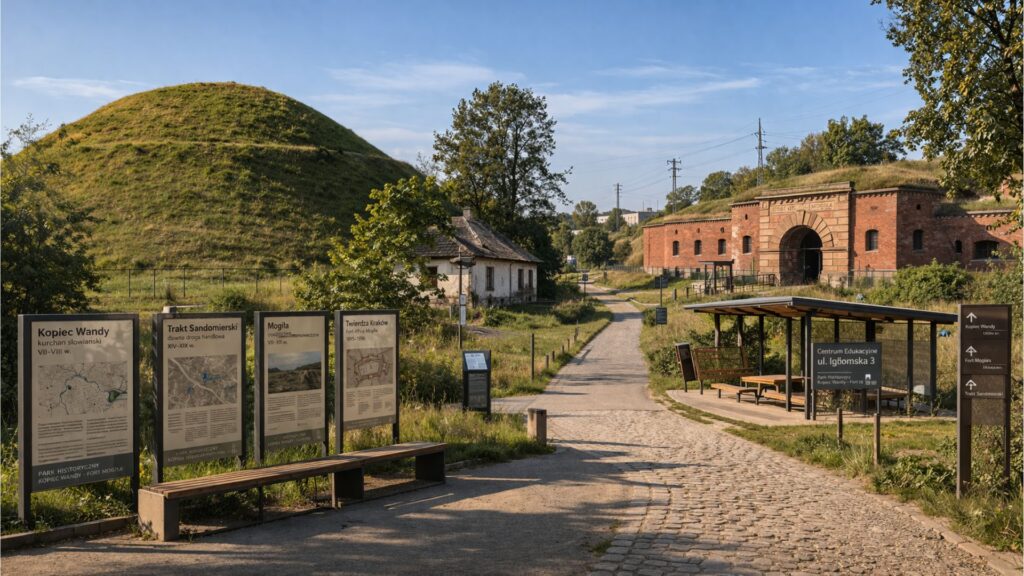 Park Historyczny Kopiec Wandy Fort Mogiła