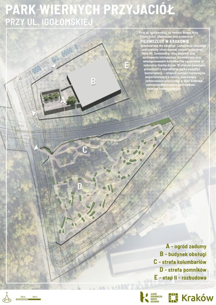 Park Wiernych Przyjaciół - Zespół Ogrodniczki MIasta Krakowa